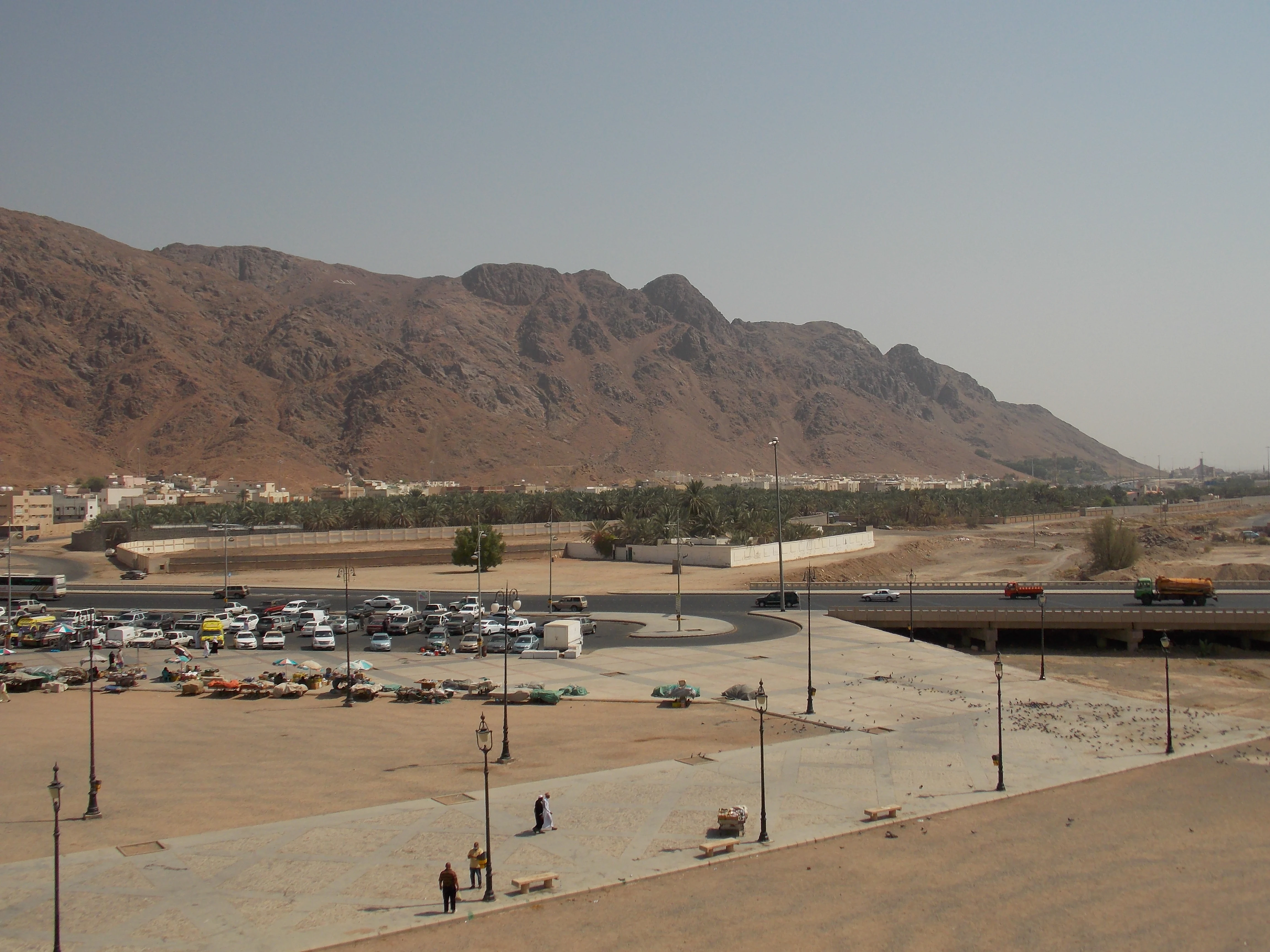 The site of the Battle of Uhud, near Medina, where Nusaybah bint Ka'ab fought in defence of the Prophet
